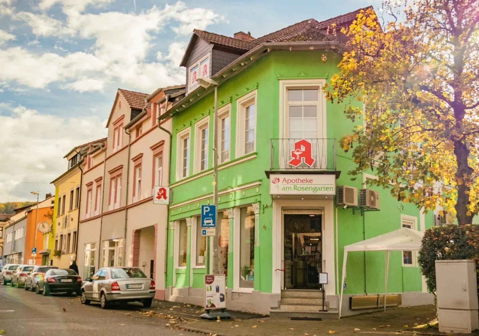 Aussenansicht der Apotheke